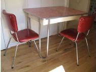 Original 1960s American Retro Table & Chairs